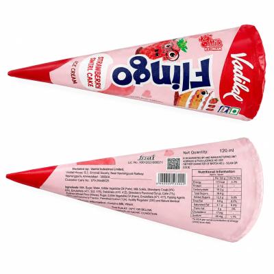 VADILAL FLINGO LITTLE MAGIC  STRAWABERRY SWIRL ICE CREAM - 120ml